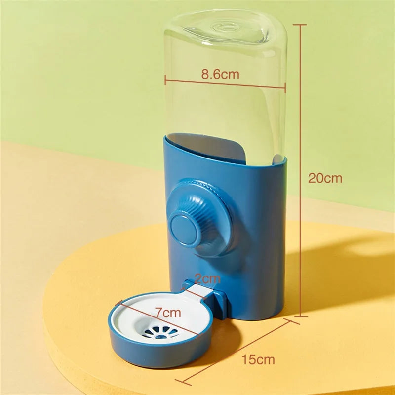 600ML Automatic Water Bottle for Rabbits Dutch Pigs Chinchillas & Hedgehogs Silent Large Capacity Pet Waterer  Refill Feature