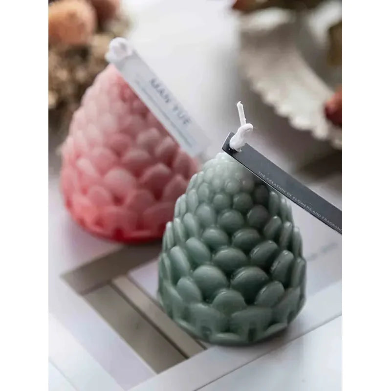 3D Pine Cones Silicone Mold for DIY Candle Making