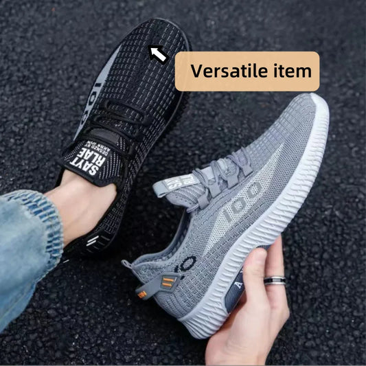 Breathable Mesh Sneakers Comfortable Casual Sport Shoes Fashion Shoes Lightweight Deodorant Outdoors Shoes Plus Size 39-44