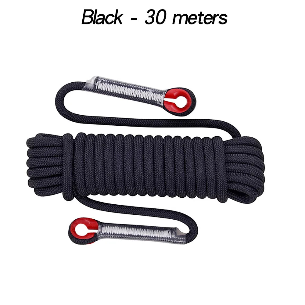 12mm 50m Outdoor Climbing Rope Static Rescue Rope for Mountaineering and Emergency Survival Gear