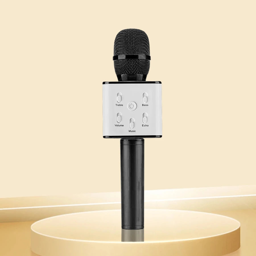 TANALAZ K20 Bluetooth Wireless Karaoke Microphone with LED Light Portable Singing Machine for Home Parties and Gifts