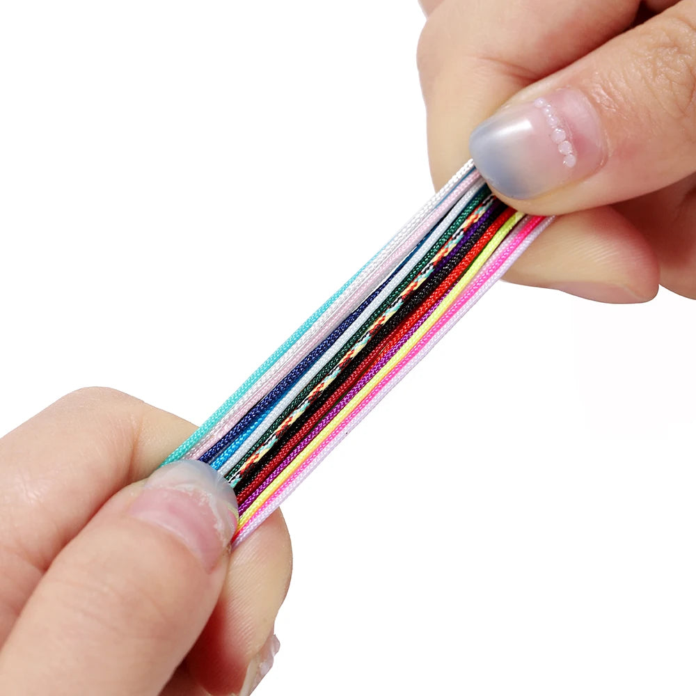 10/50M 0.8mm Nylon Thread Cord for DIY Jewelry Making