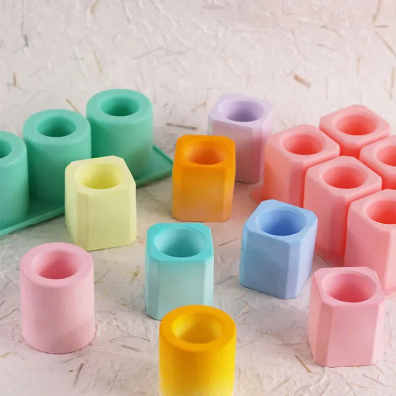 Square Silicone Flowerpot Mold for DIY Concrete Planters