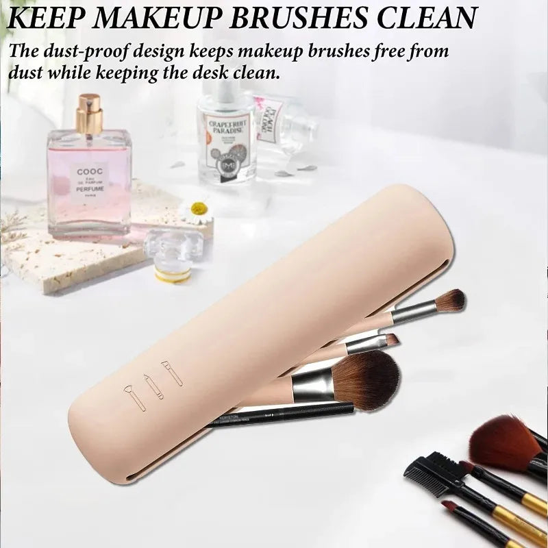 Makeup Bag Makeup Brush Pouch Cosmetic Organizer Travel Holder Storage Brush Case Brush Makeup Bag Pouch Silicon Makeup Bag