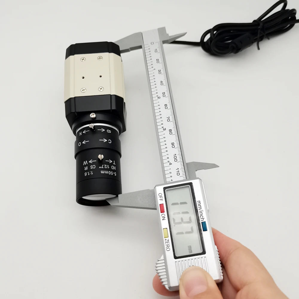 2K Full HD Webcam with Microphone and 3MP Varifocal Lens for YouTube Streaming and Video Calling