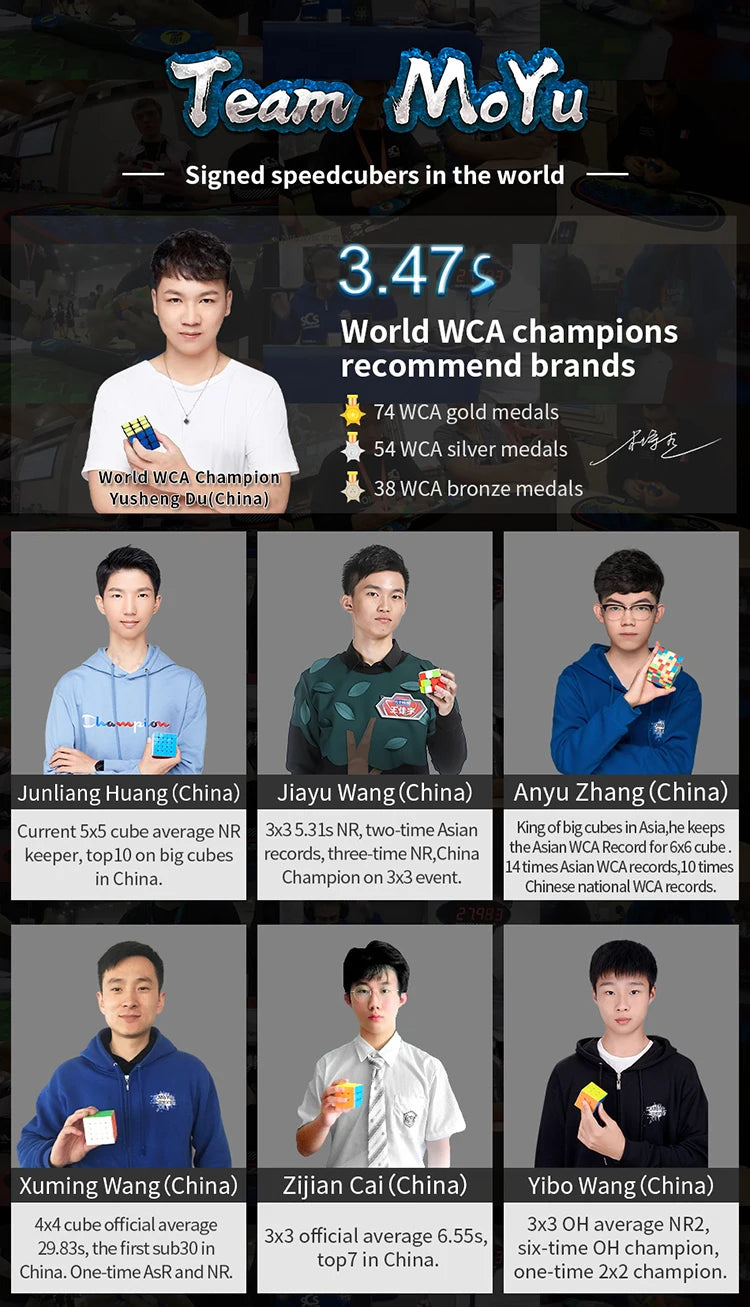 MoYu Meilong Magic Cube 3x3 2x2 4x4 Speed Puzzle Gift