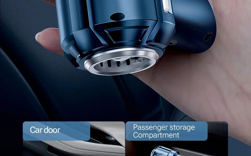 Cordless Mini Handheld Car Vacuum Cleaner with Strong Suction for Effortless Cleaning