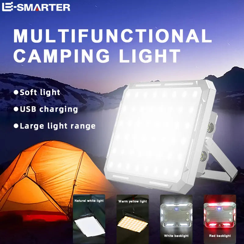 Portable High Power LED Camping Tent Light Rechargeable Waterproof Emergency Lantern for Outdoor Adventures