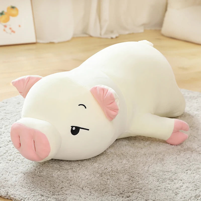 Squish Pig Stuffed Doll Plush Piggy Toy Soft Pillow Cushion for Kids and Babies Available in 40cm 50cm 60cm 80cm