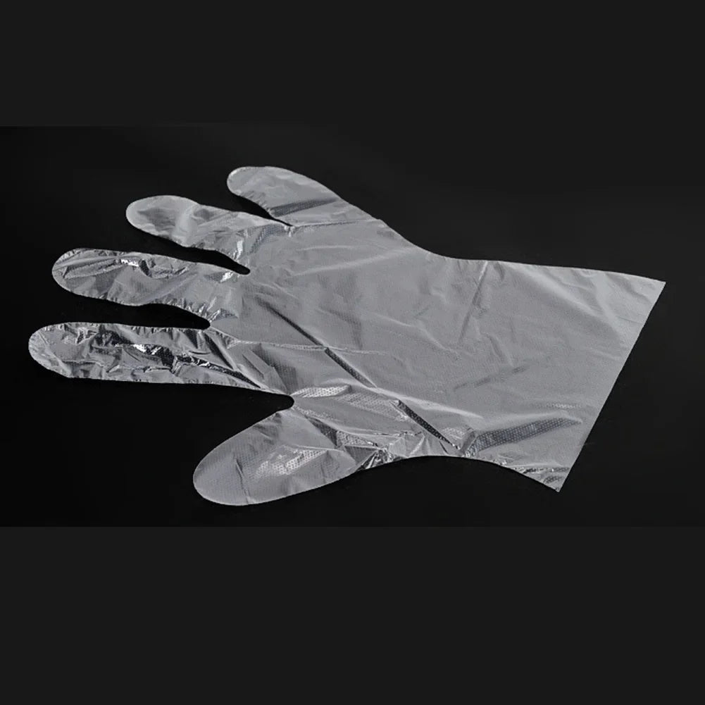 3000 Count Disposable Transparent Plastic Gloves for Kitchen and Bathroom Cleaning Durable Ambidextrous Gloves for DIY Cooking