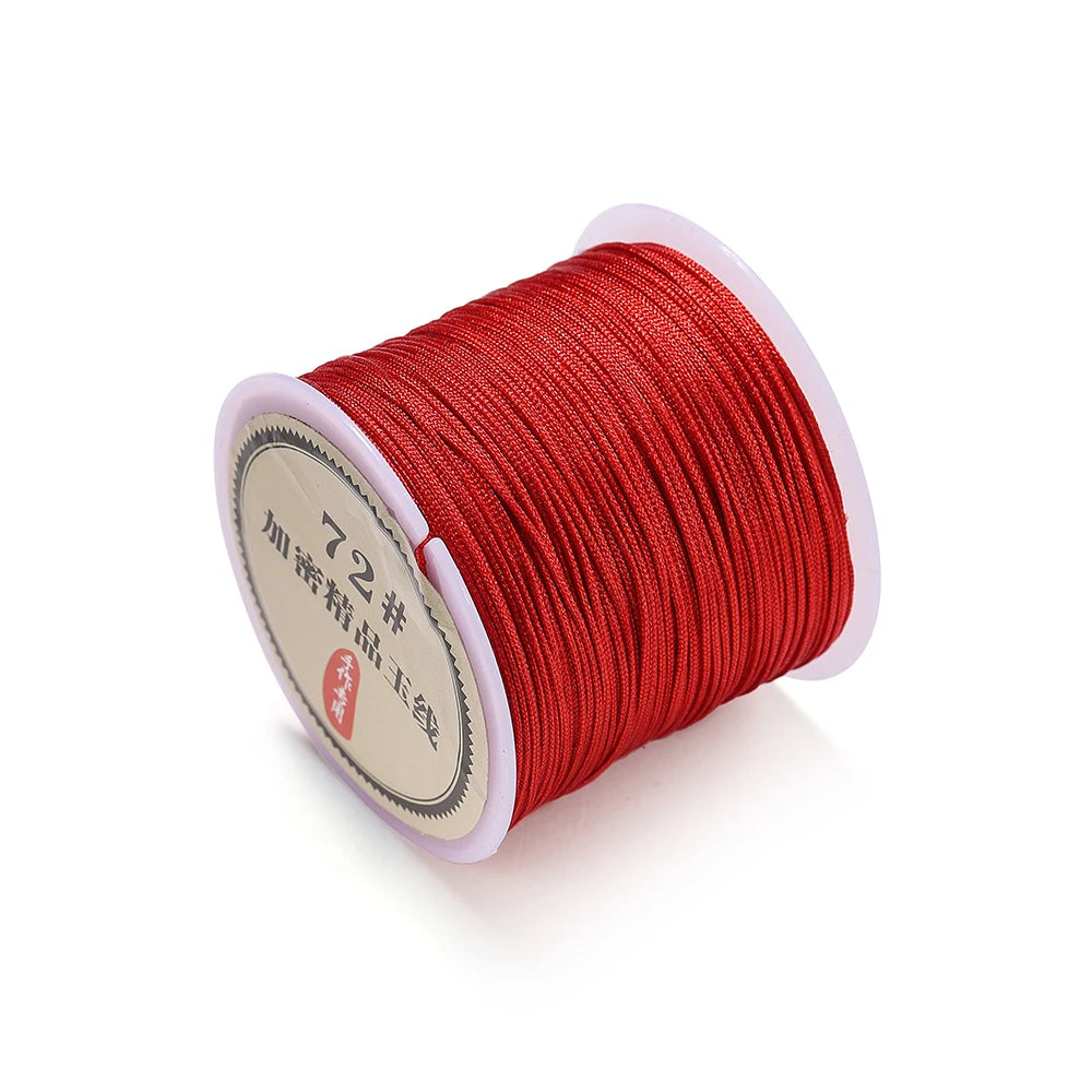 10/50M 0.8mm Nylon Thread Cord for DIY Jewelry Making