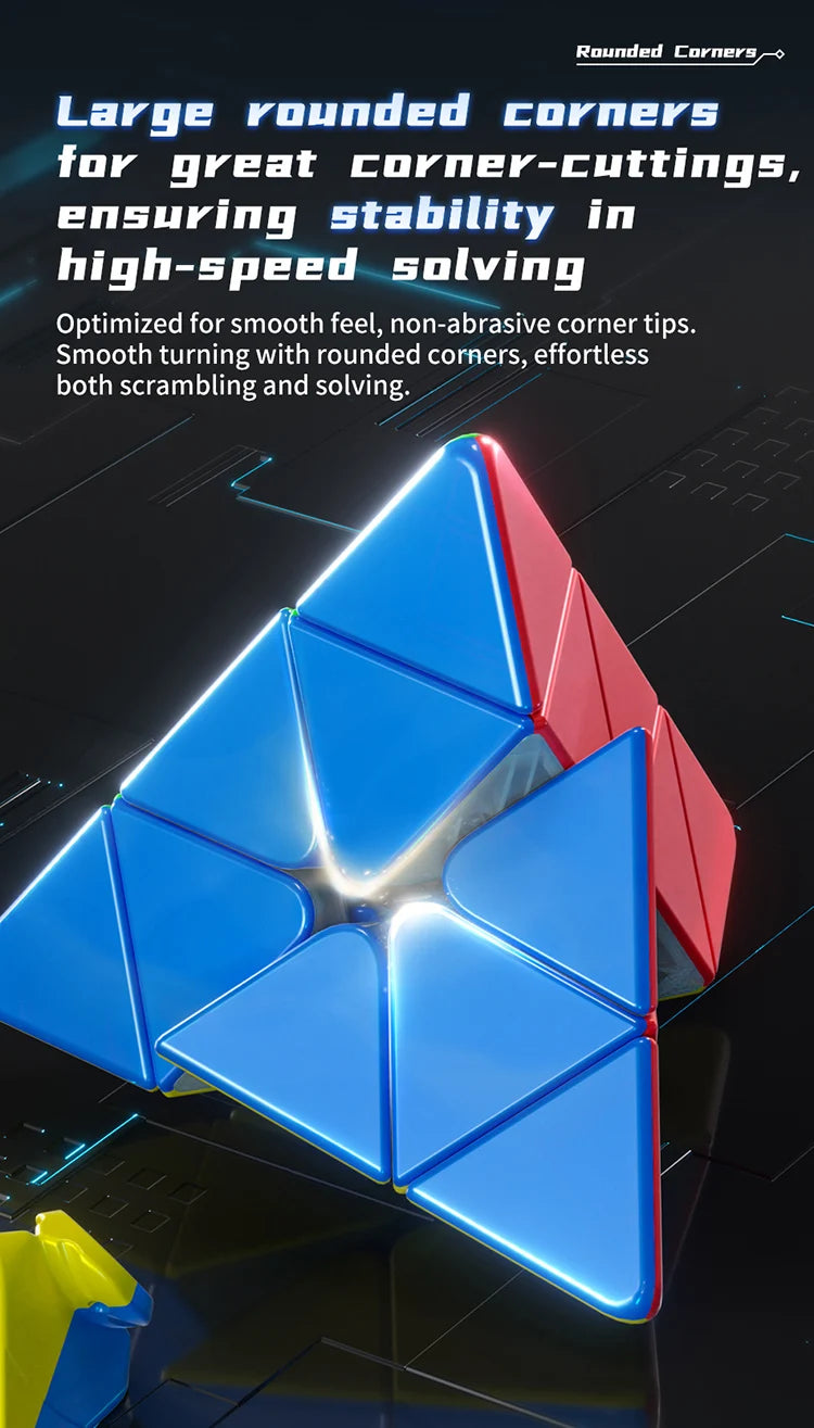 MOYU Meilong M Magnetic Magic Cube 3X3 2X2 Pyraminx Set