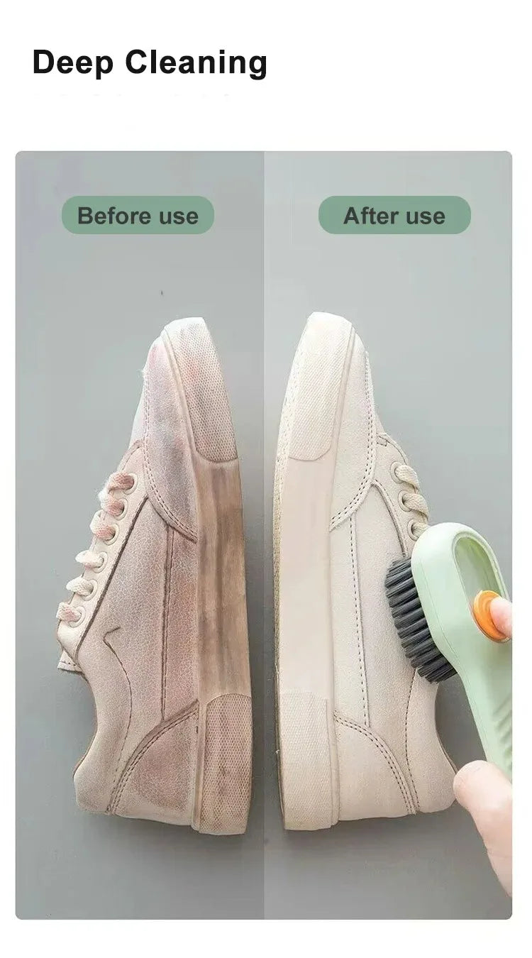 Multifunction Cleaning Shoe Brush Soft Automatic Liquid Brush