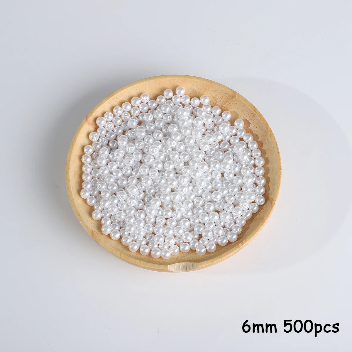 3-20mm 10-1000pcs Straight Hole ABS Imitation Pearl Beige White Bracelet Beads for DIY Jewelry Making