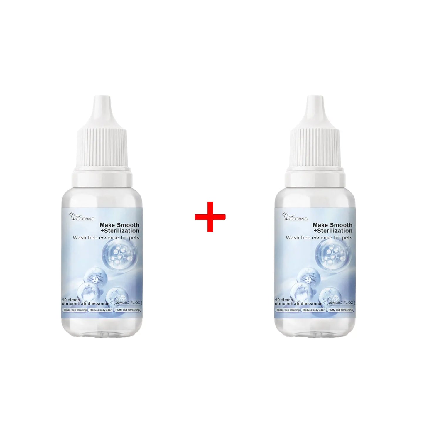 Pet Wash Free Essence Dog Body Wash Hair Softening Removing Dirts Mites Deodorizing Reduce Itching Moisturizing Puppy Shampoo