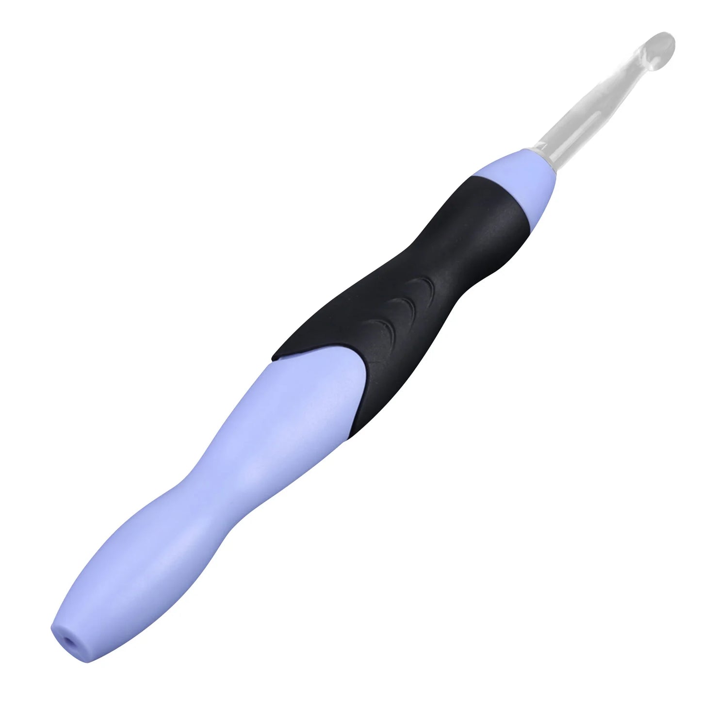 9 Piece USB Rechargeable LED Light Up Crochet Hook Set 2.5 to 6.5MM Ideal for DIY Crafts and Knitting