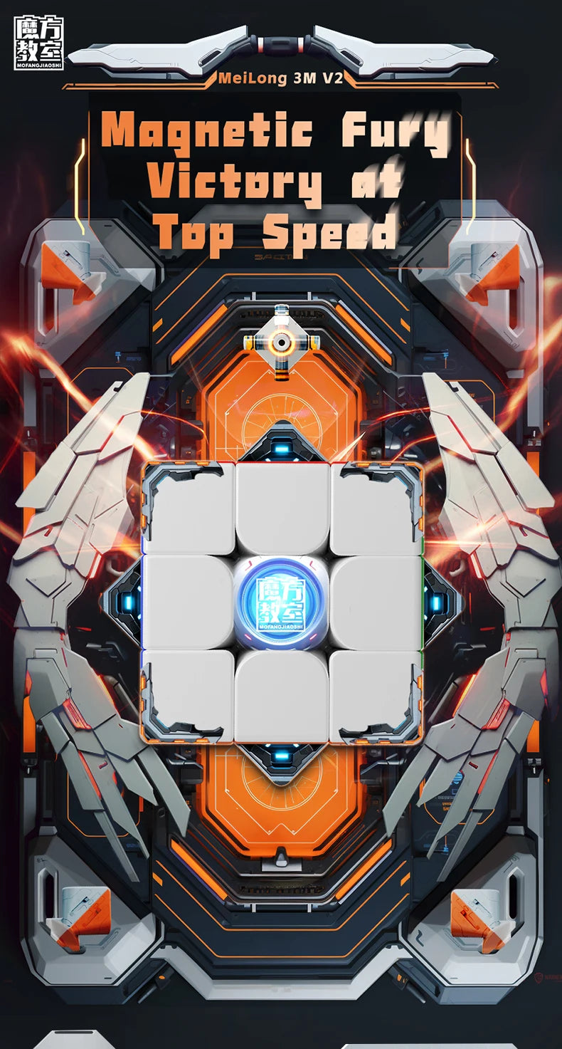MOYU Meilong M Magnetic Magic Cube 3X3 2X2 Pyraminx Set