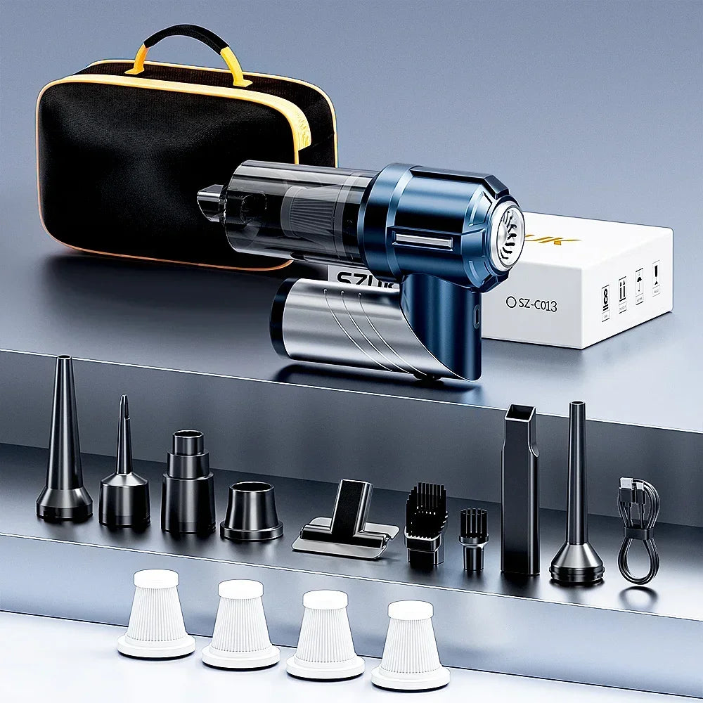 Cordless Mini Handheld Car Vacuum Cleaner with Strong Suction for Effortless Cleaning