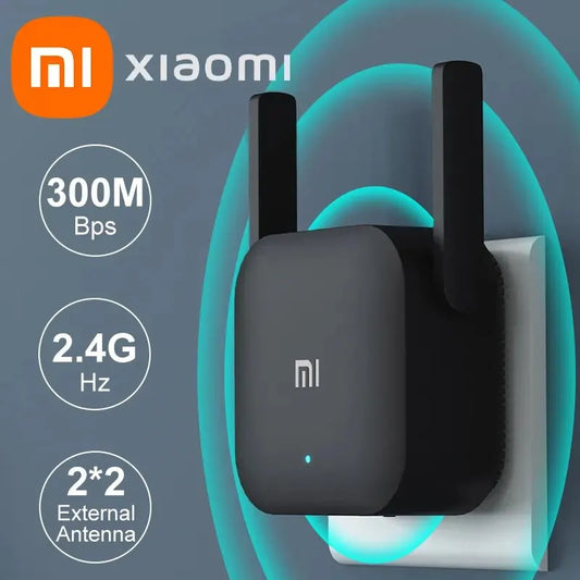 Nuevo amplificador Wifi original Xiaomi Pro 300M 2,4G repetidor extensor de red extensor de rango Roteader Mi enrutador Wi-Fi inalámbrico