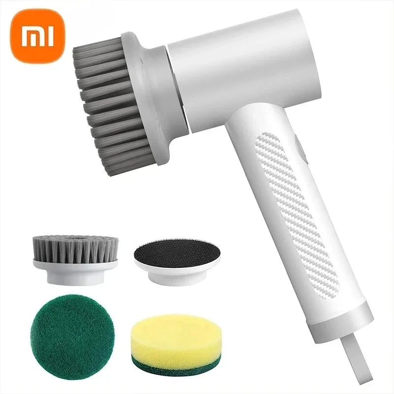 Cepillo de limpieza eléctrico inalámbrico Xiaomi, cepillo para lavar platos, para cocina, para bañera, para azulejos, cepillo de limpieza profesional, ahorro de mano de obra