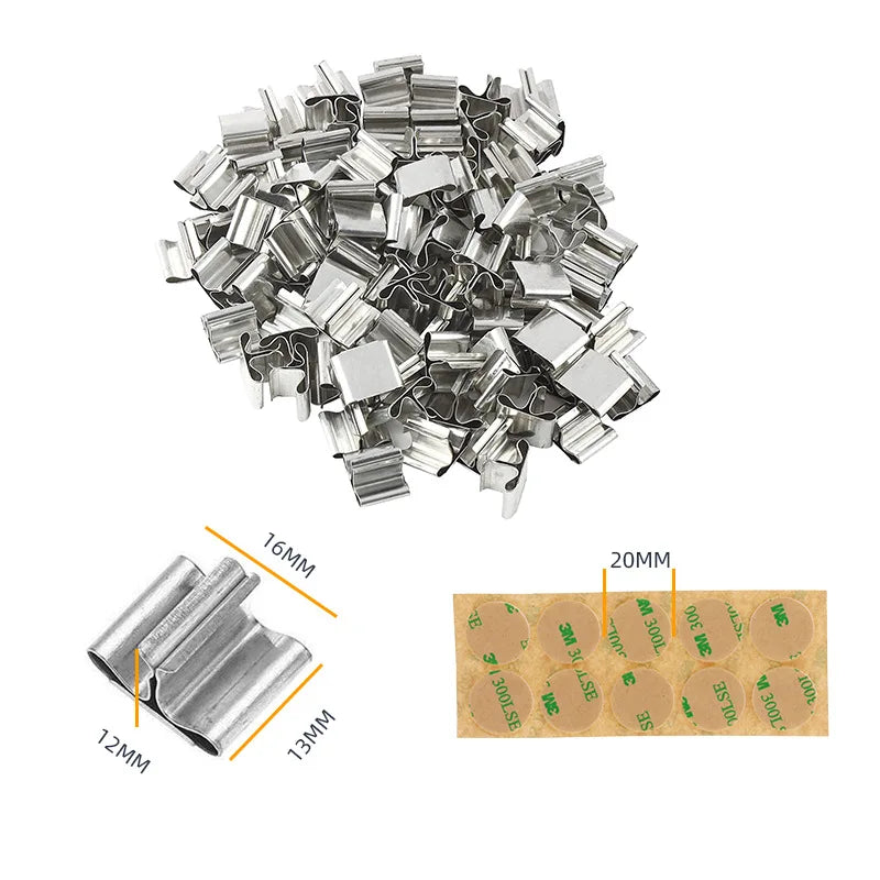 30/50pcs Wooden Candle Wick Set With Clip Base For DIY Candles