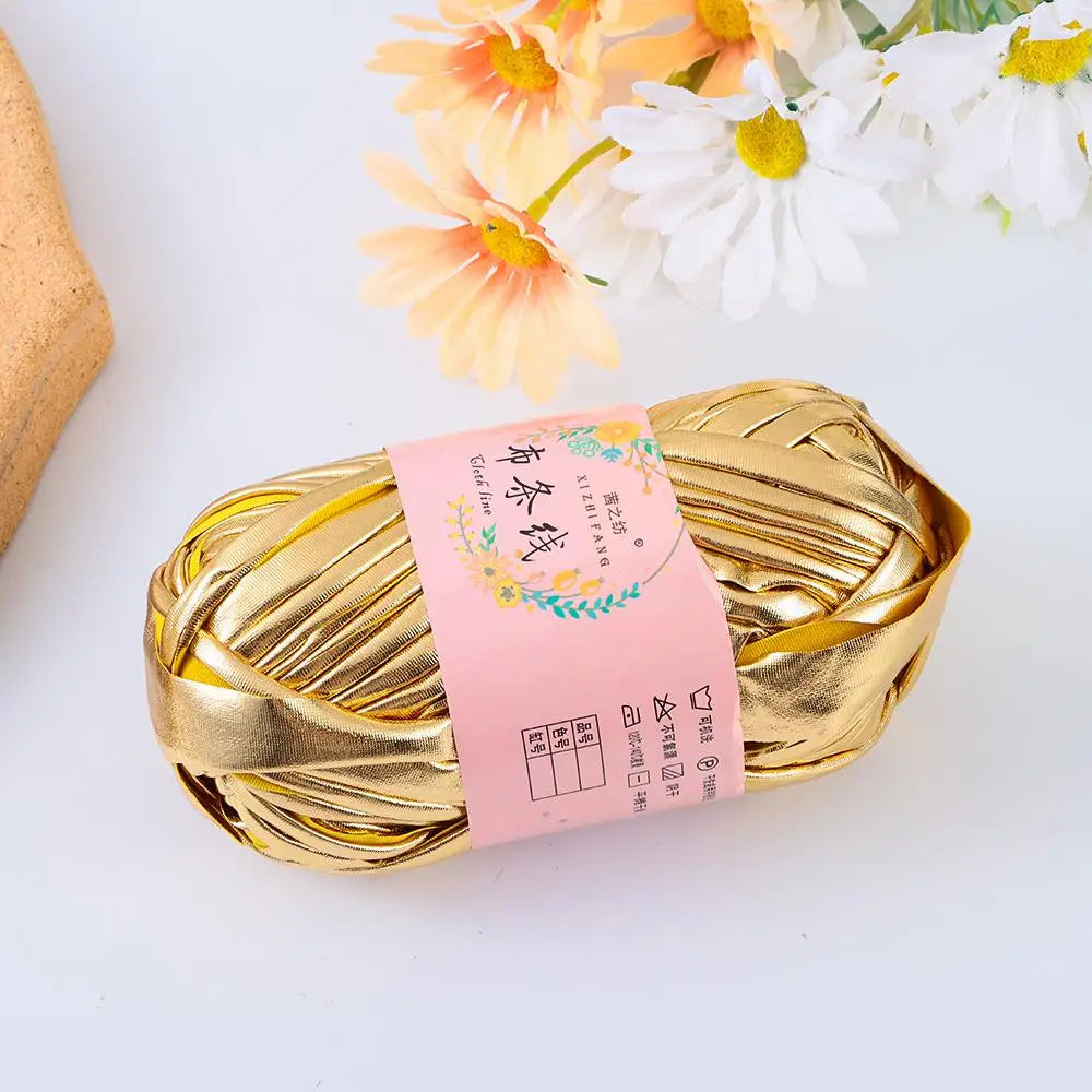 Imitation Leather Crochet Yarn Ball for DIY Hand Knitting