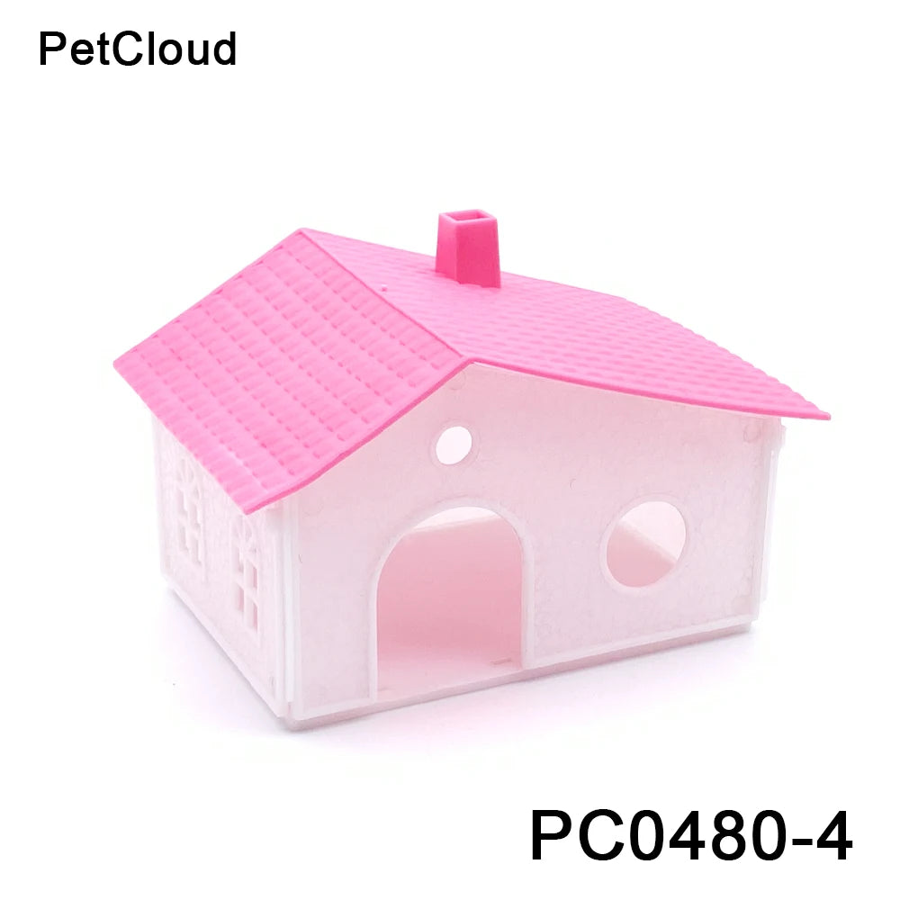 PetCloud Bird Cage Decoration Villa Plastic Birds Nest Parrot Cage Box Bird House Parrot Bedroom Decorative Supplies For Porrots