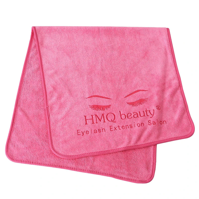 Reusable Eyelash Extension Salon Towel for Grafted Eyelashes Soft Turban Hair Cap SPA Pillow Towel Lash Accessories Makeup Tools