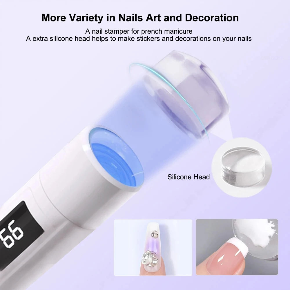 Professional Ultraviolet Mini Nail Drying Lamp With Stand