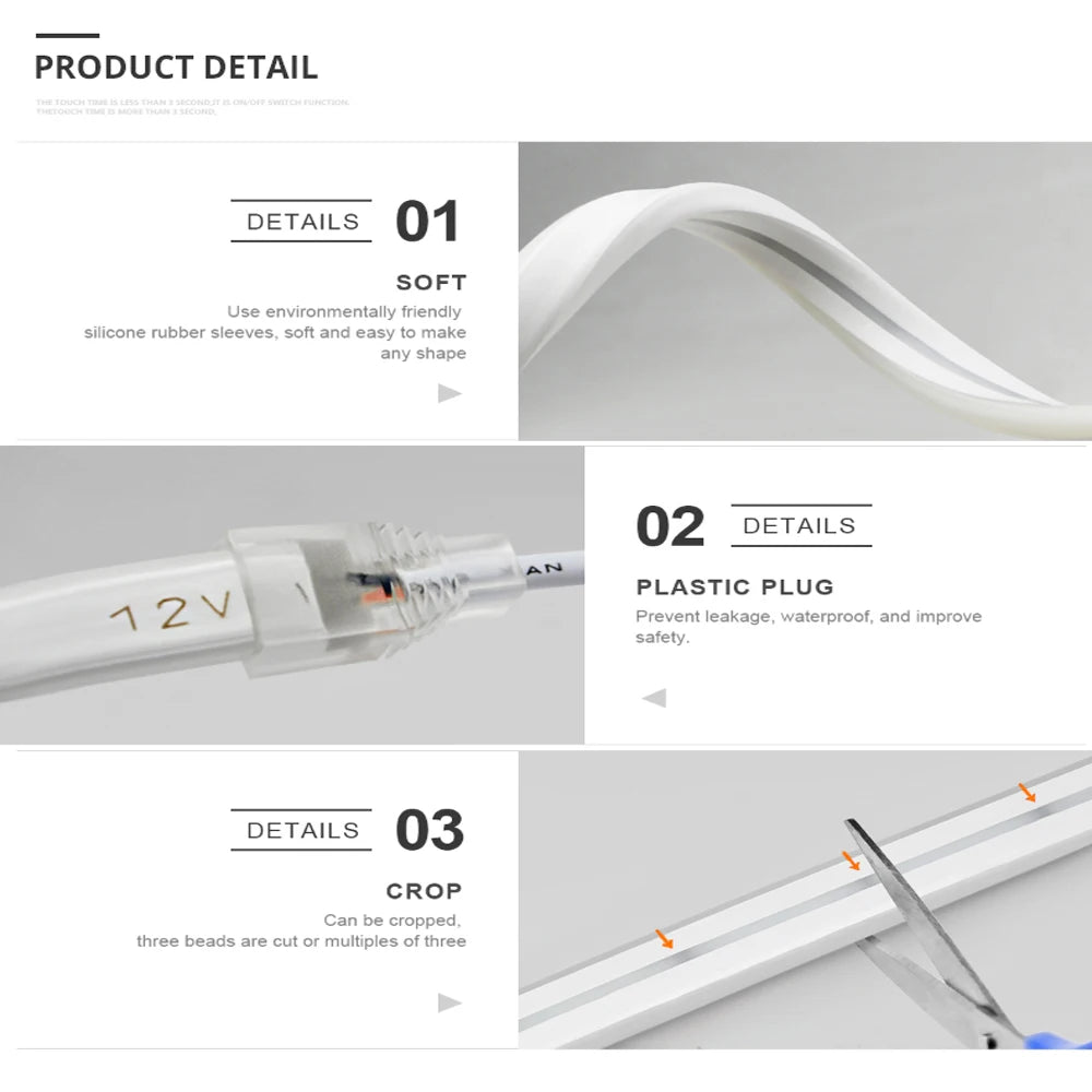 Smart Wireless PIR Motion Sensor LED Strip Light Neon Sign