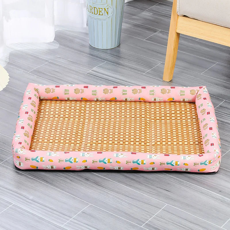 Dog And Cat Ice Cushion Summer Small And Medium Cat Sofa Cool Wear Pads Pet Bed Comfortable Wear-Resistant Pads Pet Supplies
