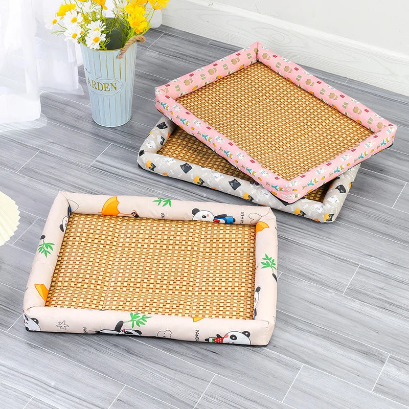 Dog And Cat Ice Cushion Summer Small And Medium Cat Sofa Cool Wear Pads Pet Bed Comfortable Wear-Resistant Pads Pet Supplies