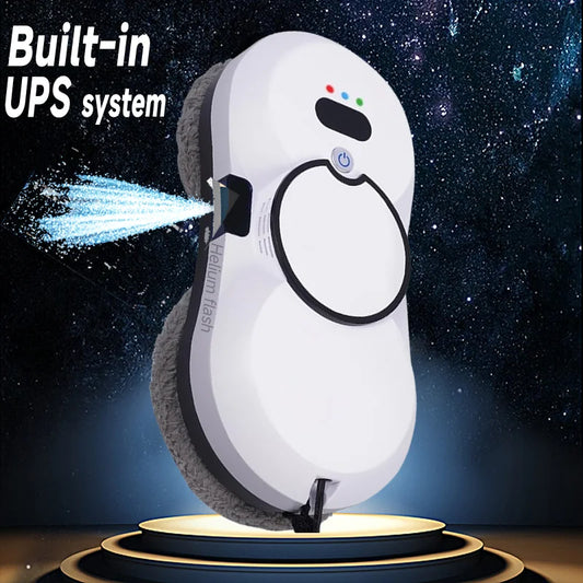 UPS System Robot Window Cleaner Vacuum Smart Home Appliance Auto Clean Glass Windows Washer Electric Floor Mop