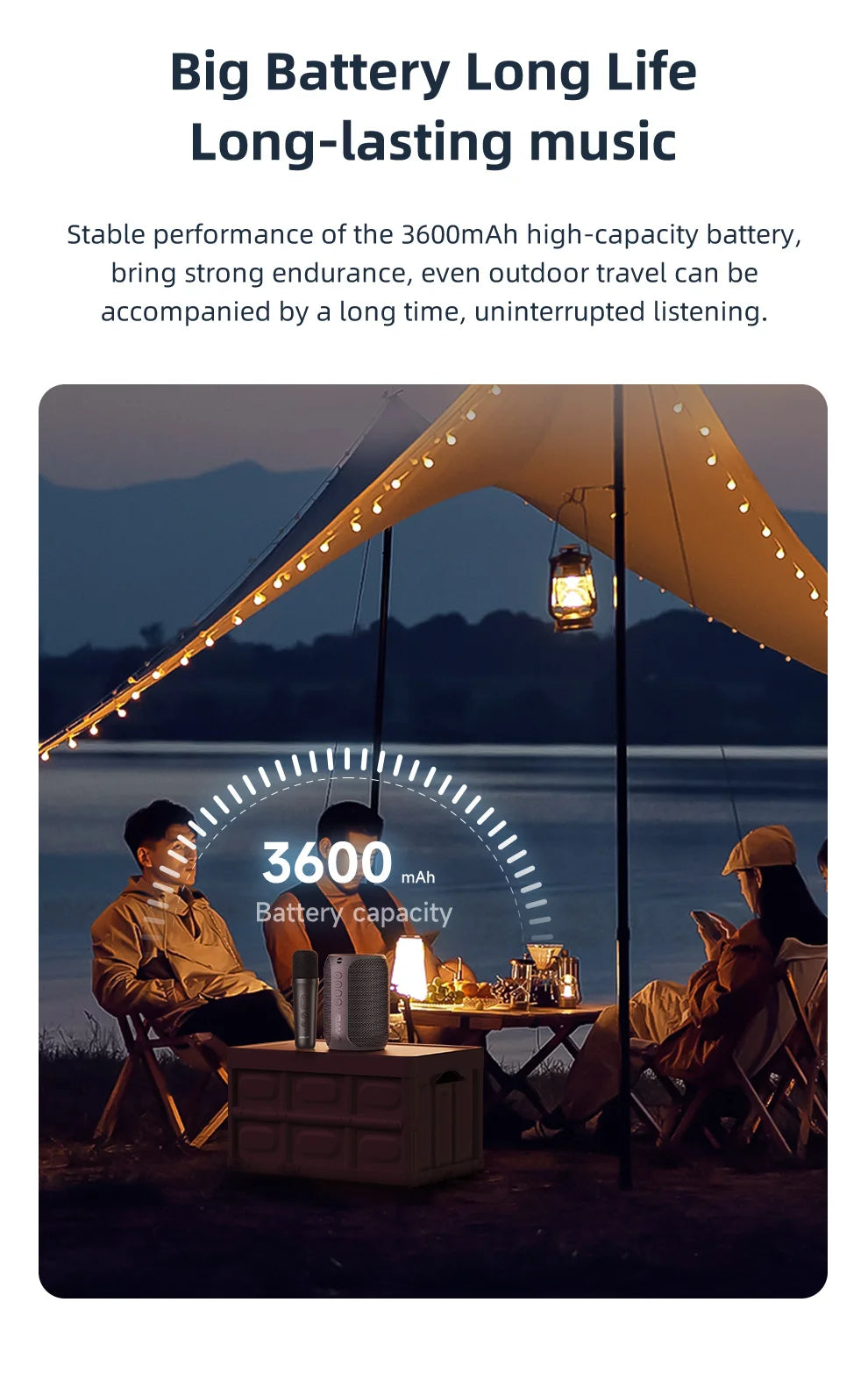 Zealot S62M Portable Bluetooth Karaoke Machine with Wireless Microphones Ideal for Home and Family Gatherings