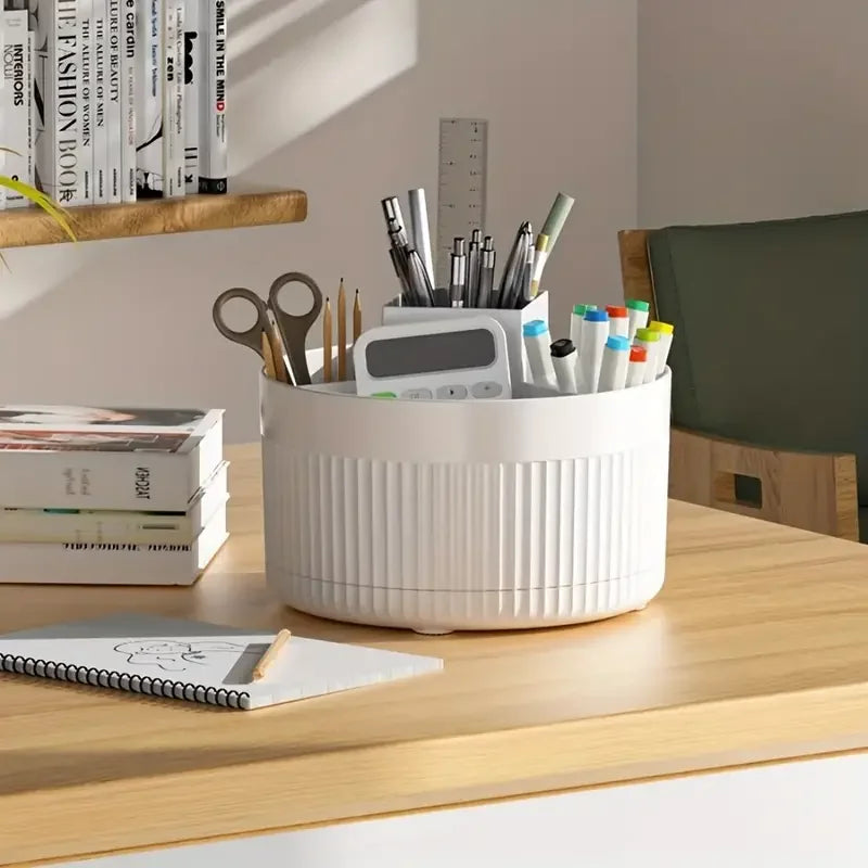 360 Rotating Makeup Storage Box Organizer Large Capacity