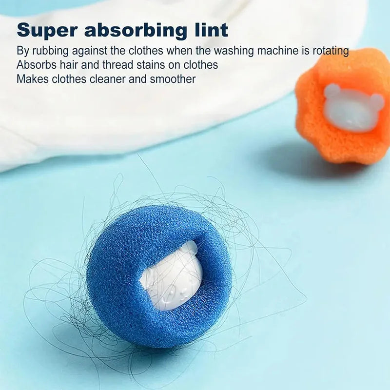 Clearance Washing Machine Bear Cleaning Balls Pet Hair Remover