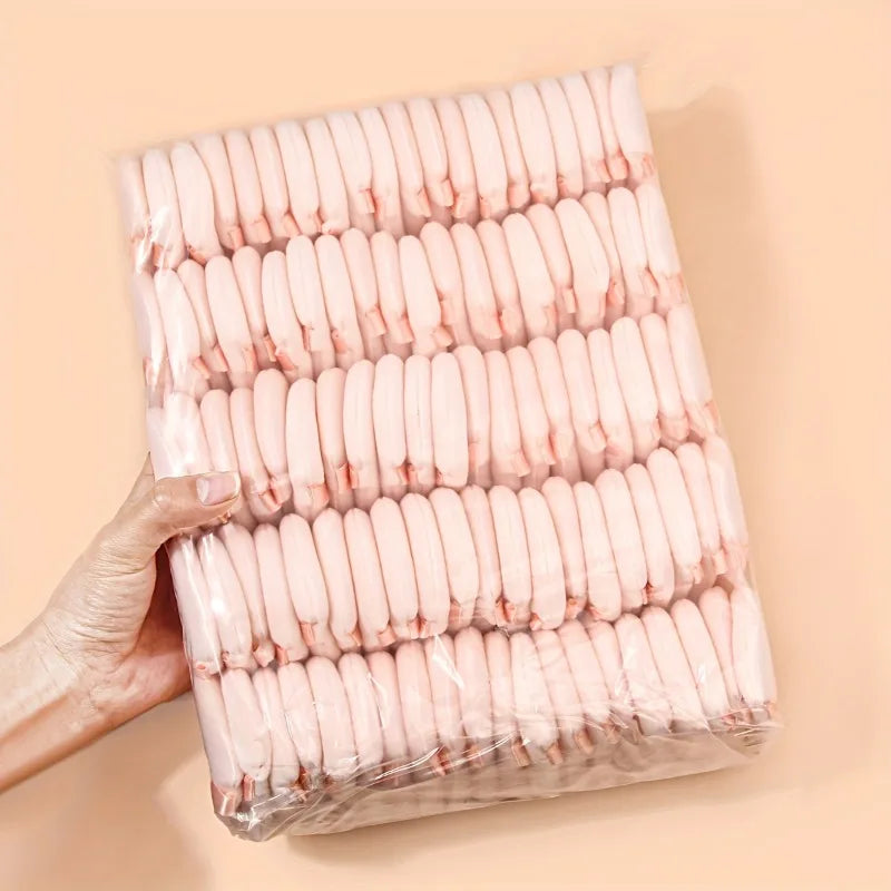 100 Pieces Triangle Powder Puff Set for Loose Powder and Liquid Cosmetics Soft Plush Makeup Application Tool