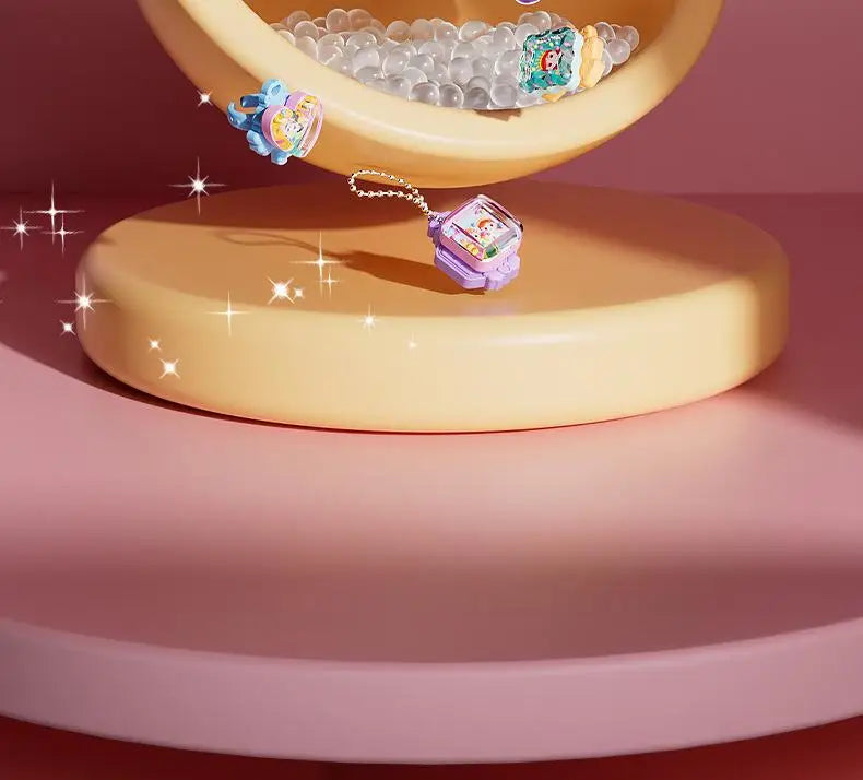 DIY Jewelry Maker Crafting Set for Kids with Cartoon Rabbit Box, Bracelet and Keychain Creation Kit, Creative Gift for Girls