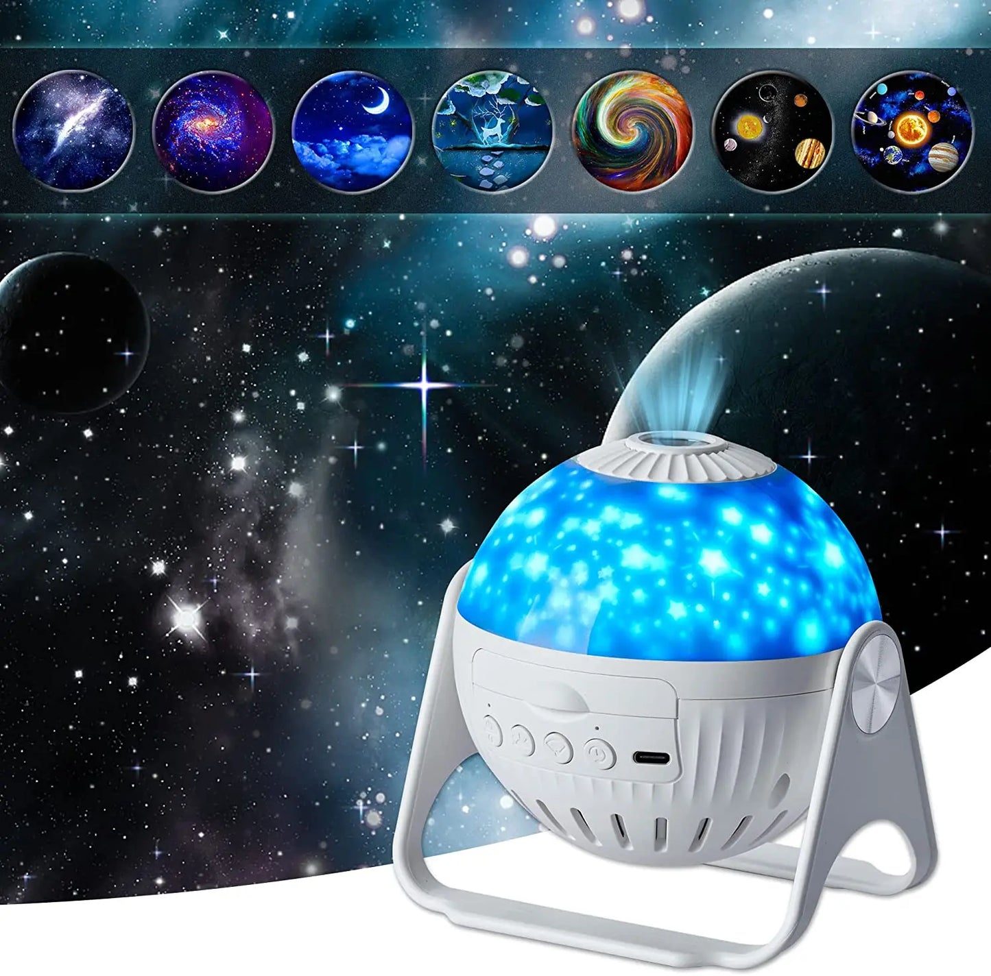 Star Projector Galaxy Night Light For Bedroom 13 Films