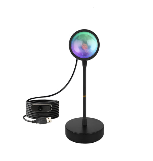 Smart Sunset Lamp Tuya LED Night Light USB RGB Projector with Remote App Control for Room Decoration and Photography
