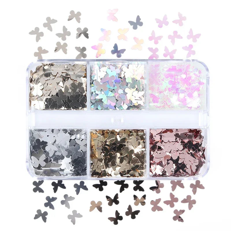 Holographic Glitter English Alphabet Flakes For DIY Resin