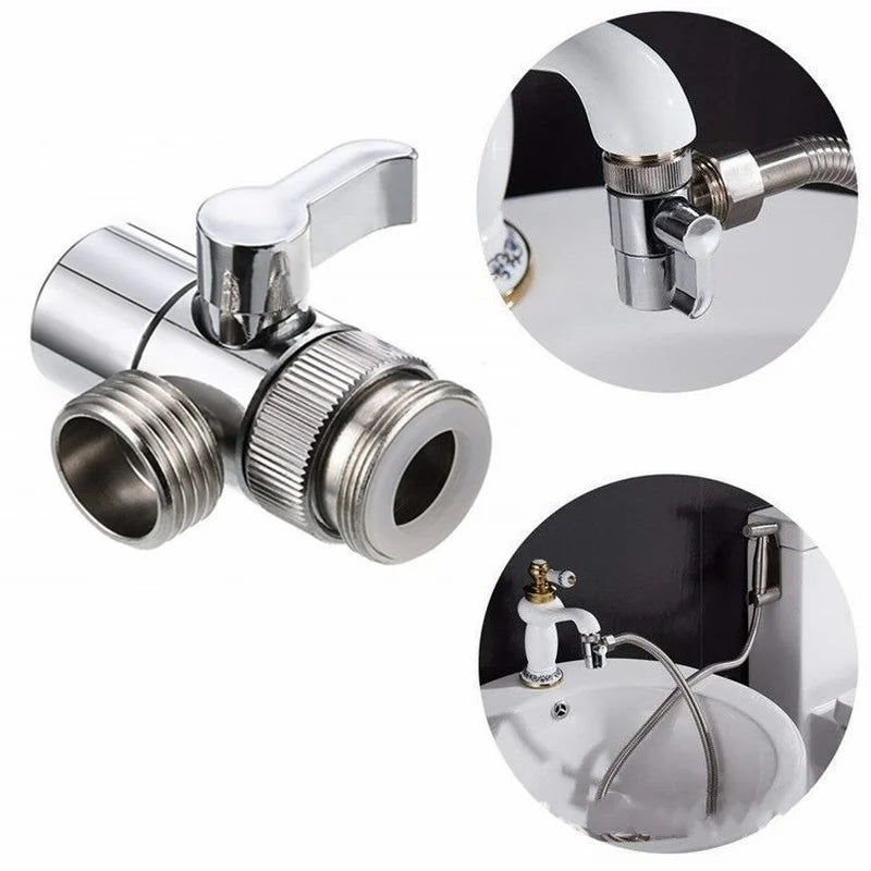 M22/M24 Switch Faucet Adapter Kitchen Sink Splitter Diverter Valve Water Tap Connector for Toilet Bidet Shower Bathroom Kitchen