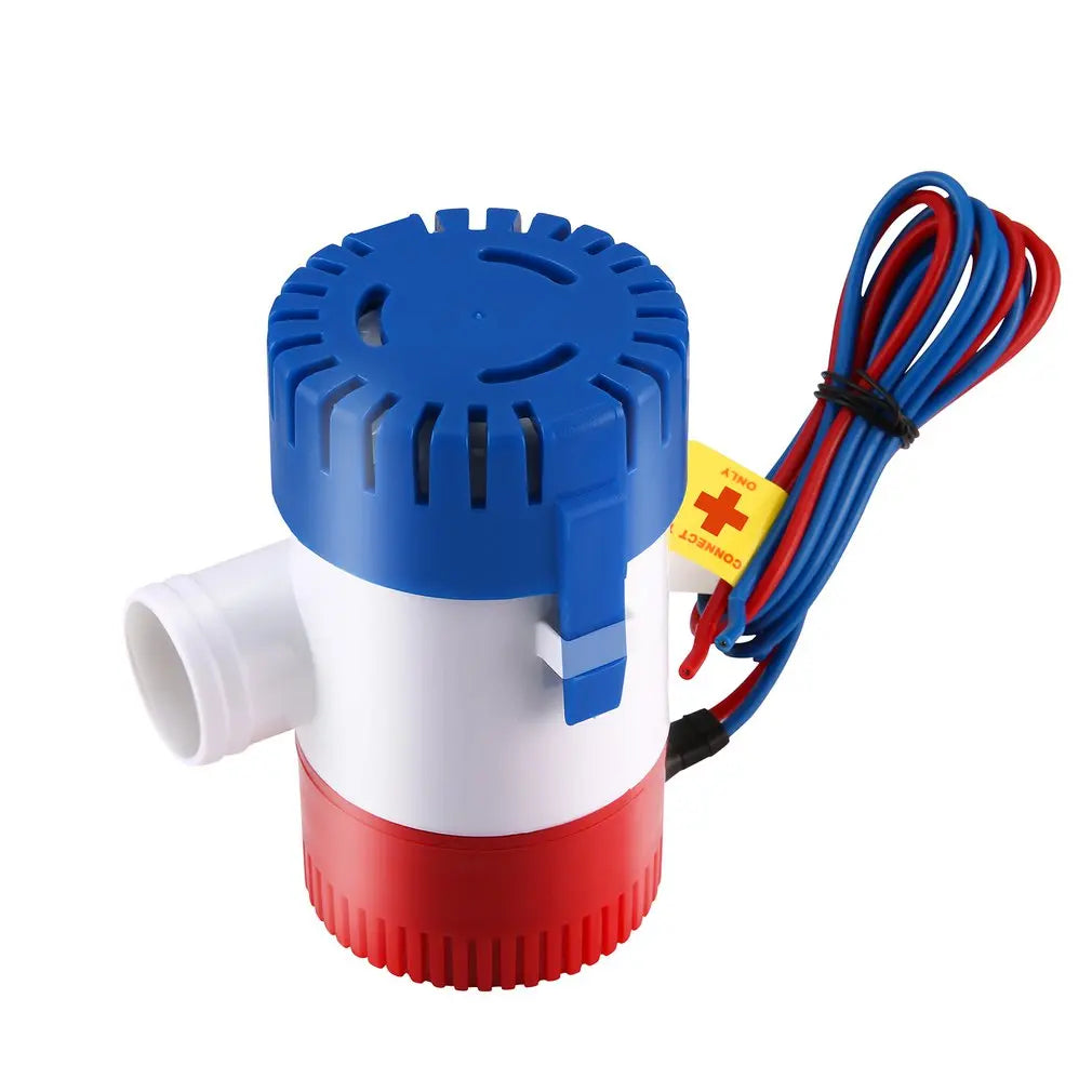 Bomba de agua de vacío de 12 V, sumergible, para achique de barcos marinos, 1100 GPH, utilizada en barcos, hidroaviones, autocaravanas, casas flotantes