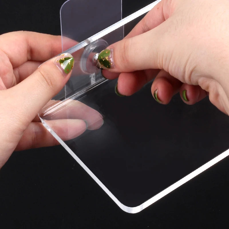 Storage Rack Acrylic Shelf Clear Wall Mounted Floating Ledge Organizer