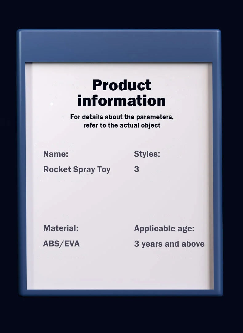 Flying Jet Rocket Fountain Sprinkler Water Toy for Kids 360 Degree Rotating Outdoor Pool Fun