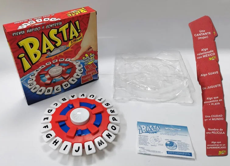 BastaSpanish Word Game English Version Fast-Paced Family Fun
