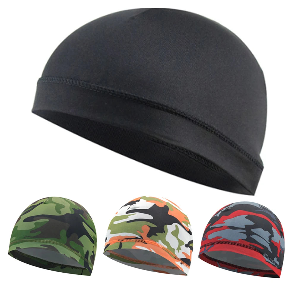 1Pcs Skull Cap Helmet Liner Running Beanie for Thermal Retention and Moisture Wicking