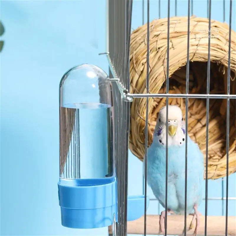 Bird Water Drinker Feeder With Clip For Parrot Cages
