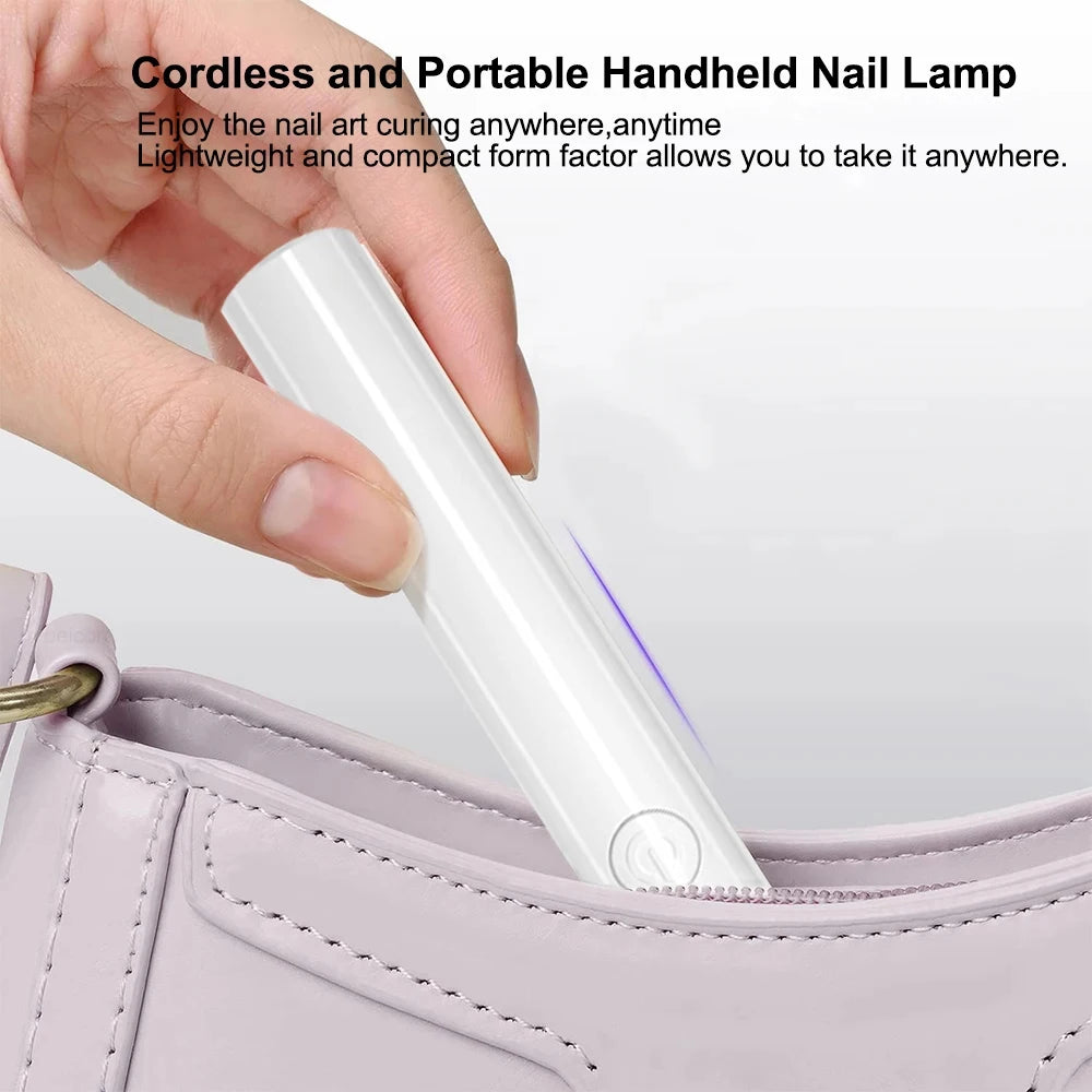 Professional Ultraviolet Mini Nail Drying Lamp With Stand