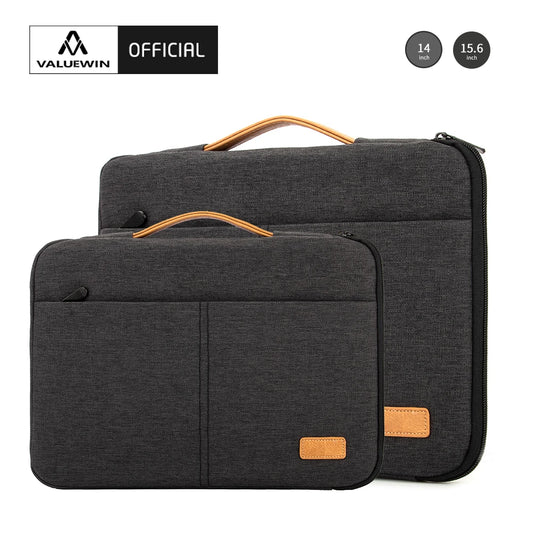 Funda para portátil de 14 a 15,6 pulgadas, funda para portátil para MacBook, HP, Dell, Acer, maletín para ordenador a prueba de golpes, funda de viaje para hombre de negocios